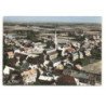 BOLLEZEELE: église notre-dame de la visitation la place vue aérienne 10X15 - tres bon etat