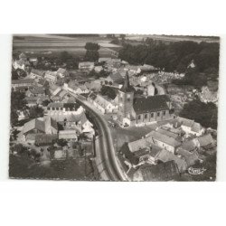 BEUVRY: l'église saint-martin vue aérienne 10X15 - tres bon etat