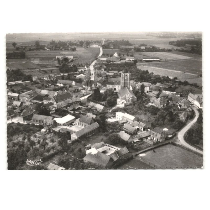 BERSEE: vue générale vue aérienne 10X15 - tres bon etat