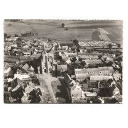 BEAUVOIS-en-CAMBRESIS: église sainte-anne vue aérienne 10X15 - tres bon etat
