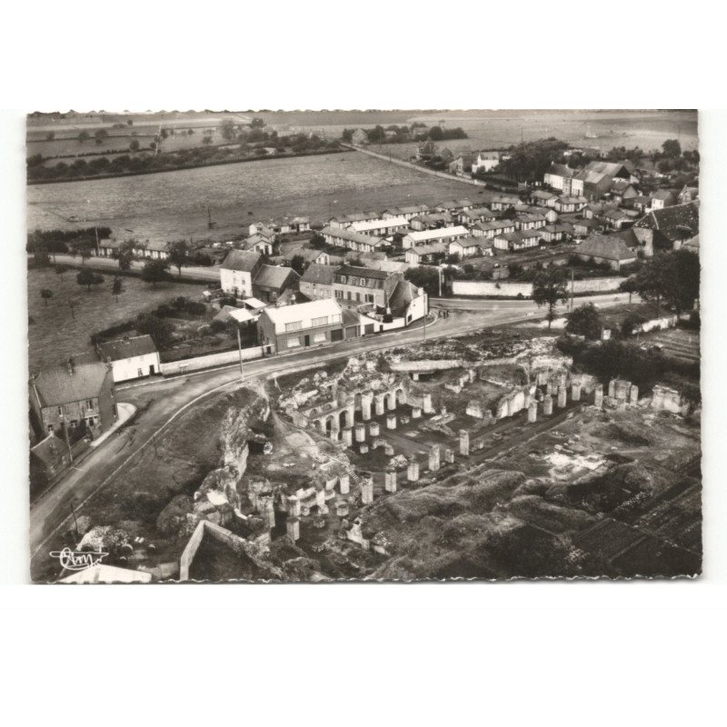BAVAI: fouilles gallo-romaine vue aérienne 10X15 - tres bon etat