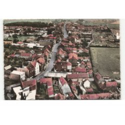 BAUVIN: rues jules guesde et jean-jaurès vue aérienne 10X15 - tres bon etat