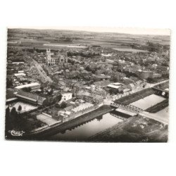 LA BASSEE: vue générale vue aérienne 10X15 - tres bon etat