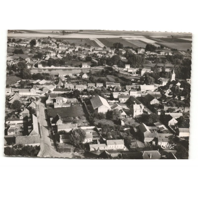 BANTOUZELLE: vue générale vue aérienne 10X15 - tres bon etat
