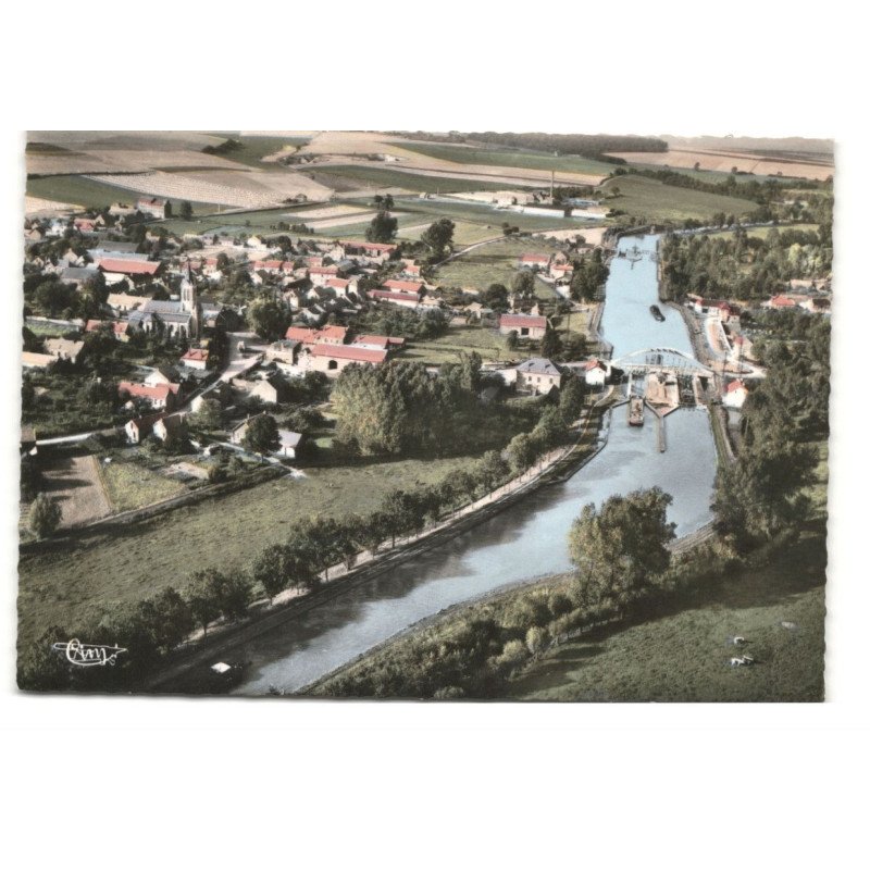 BANTEUX-BANTOUZELLE: vue générale vue aérienne 10X15 - tres bon etat