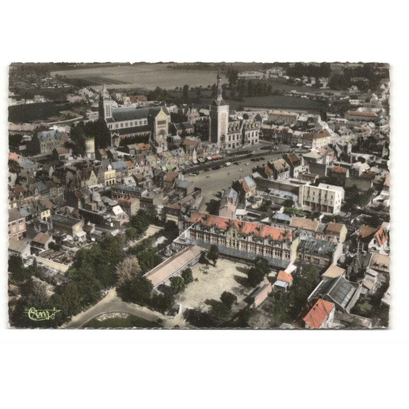 BAILLEUL: vue aérienne 10X15 - tres bon etat
