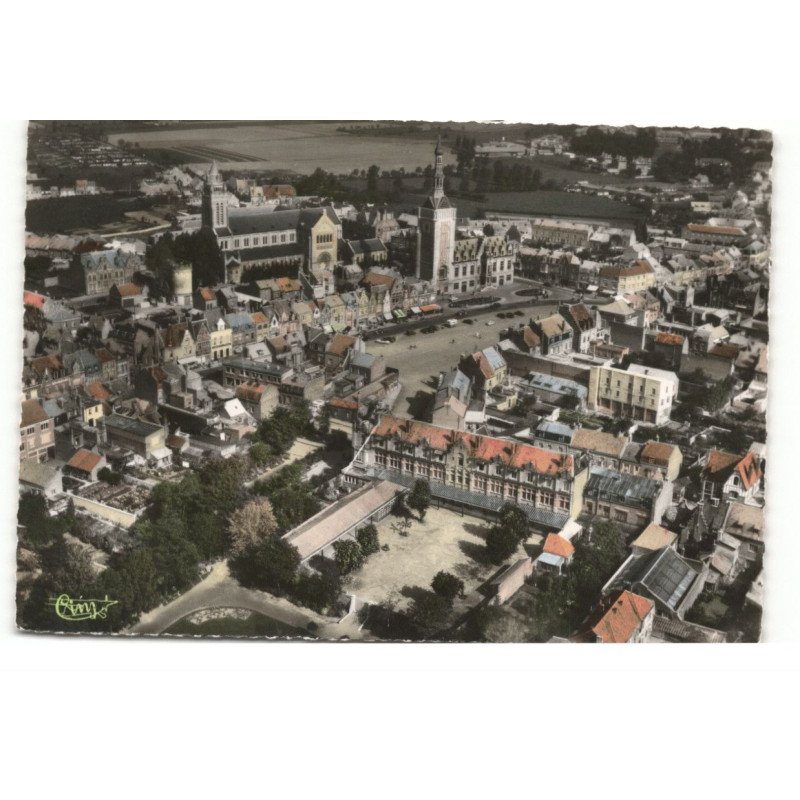 BAILLEUL: vue aérienne 10X15 - tres bon etat