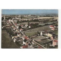 BOLLEZEELE: la maison de retraite rue de l'église vue aérienne 10X15 - tres bon etat