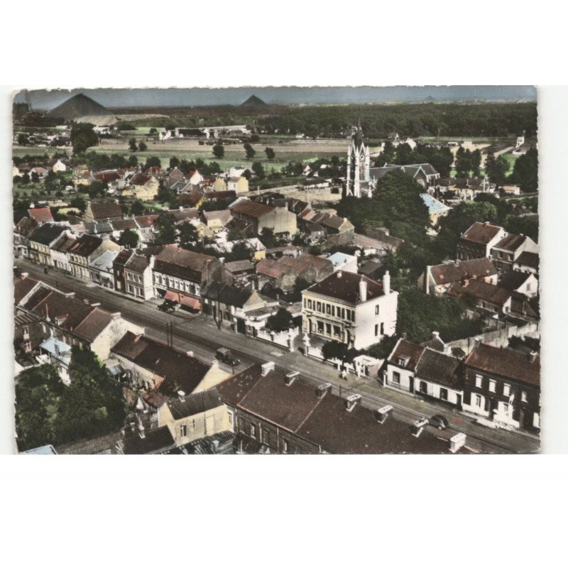 BRUAY-sur-ESCAUT: la poste, rue jean-jaurès  vue aérienne 10X15 - tres bon etat