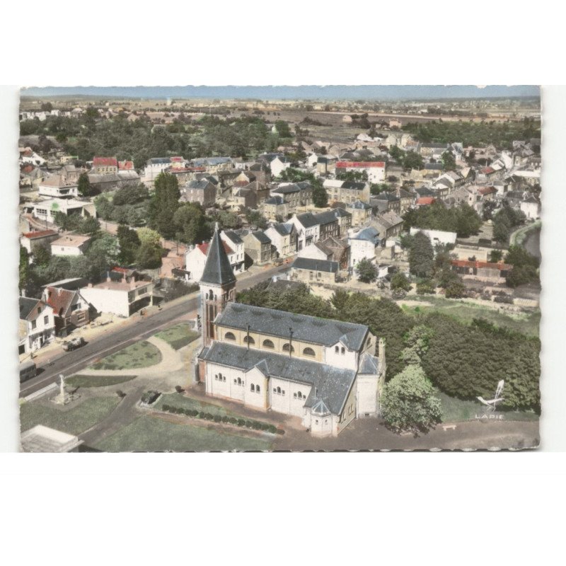 BOUSSOIS-sur-SAMBRE: vue aérienne 10X15 - tres bon etat