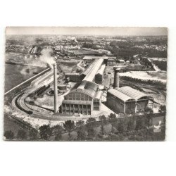 BOUSSOIS-sur-SAMBRE: la nouvelle usine des glaces de boussois twin vue aérienne 10X15 - tres bon etat