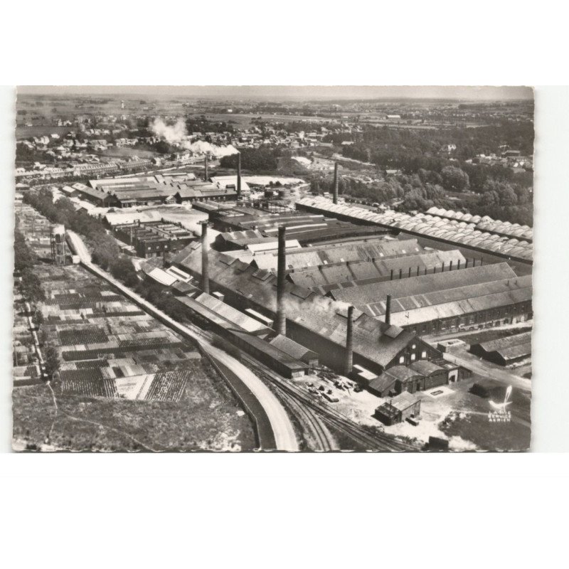 BOUSSOIS-sur-SAMBRE: vue générale de l'usine vue aérienne 10X15 - tres bon etat