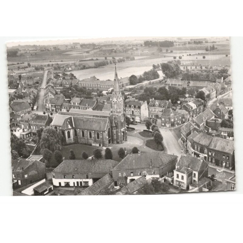 BOUSBECQUE: vue panoramique vue aérienne 10X15 - tres bon etat