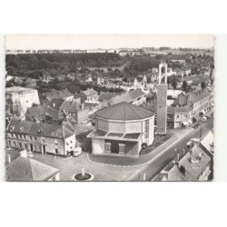 BOUCHAIN: l'église vue aérienne 10X15 - tres bon etat