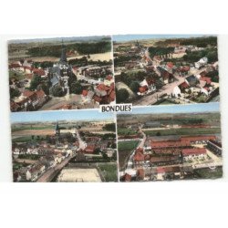 BONDUES: 4 vues vue aérienne 10X15 - tres bon etat