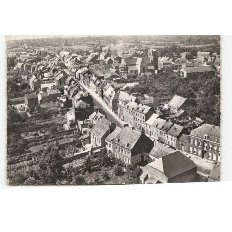 BERLAIMONT: la grand' rue vue aérienne 10X15 - tres bon etat