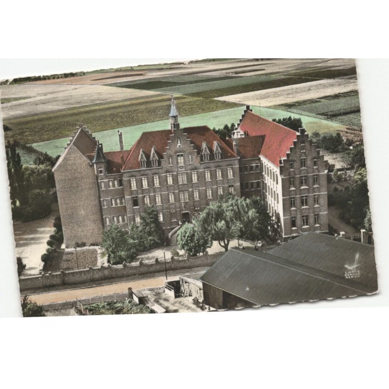 LA BASSEE: l'institution notre-dame vue aérienne 10X15 - tres bon etat