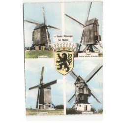 NORD: 4 vue, moulin vue aérienne 10X15 - tres bon etat