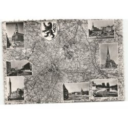 LILLE - ROUBAIX - TOURCOING: blason, vues vue aérienne 10X15 - tres bon etat