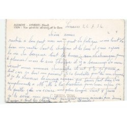 AULNOYE - AYMERIES: vue générale, la gare vue aérienne 10X15 - très bon etat