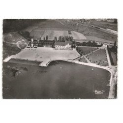 AUBIGNY-au-BAC: générale de la plage vue aérienne 10X15 - très bon etat