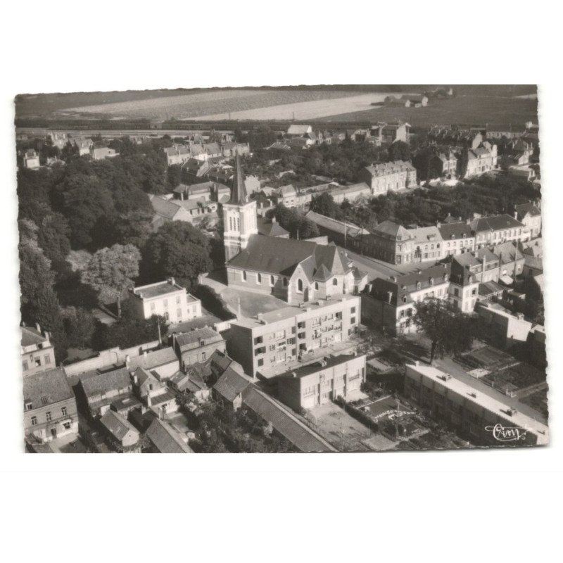 ASCQ: le centre vue aérienne 10X15 - très bon etat