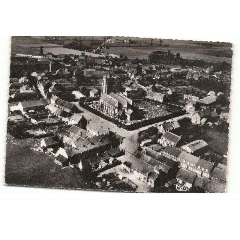 ARNEKE: le centre, place du marché, vue aérienne 10X15 - très bon etat