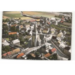 ARLEUX: vue générale sur l'église vue aérienne 10X15 - très bon etat