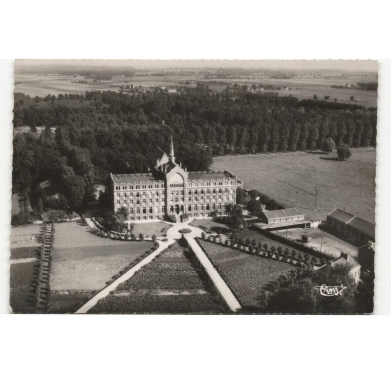 ANNAPPES: institution saint-jean vue aérienne 10X15 - très bon etat