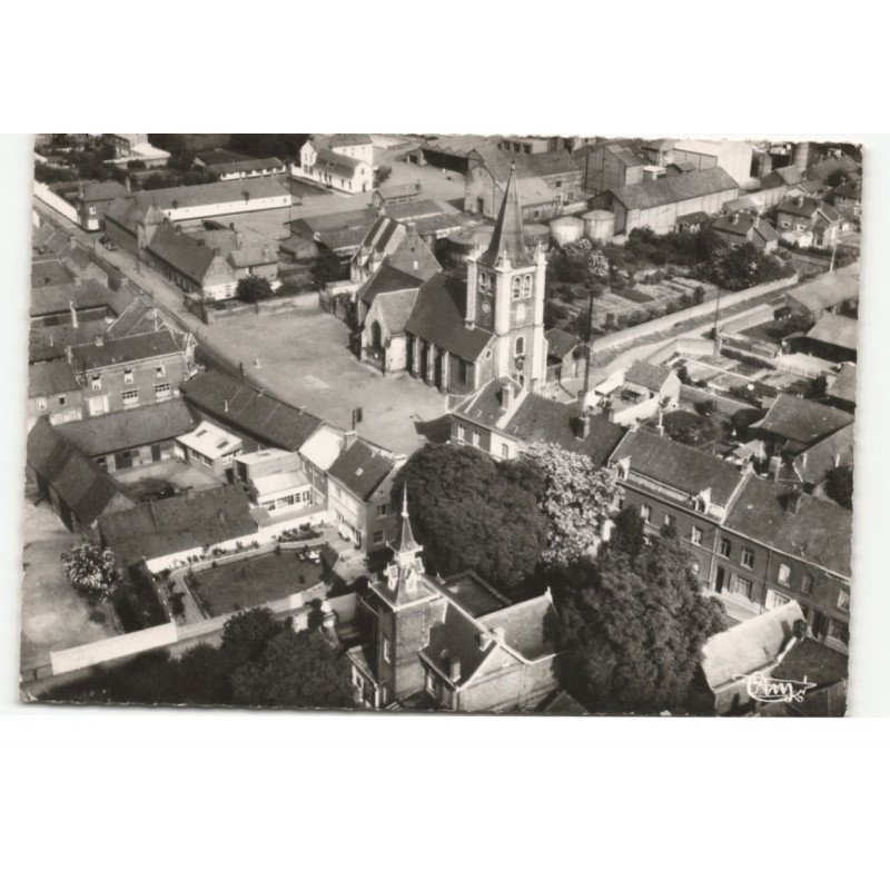 ALLENNES-les-MARAIS: le centre vue aérienne 10X15 - très bon etat