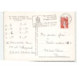 AVESNES-sur-HELPE: la rotonde vue aérienne 10X15 - très bon etat