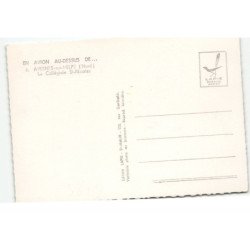 AVESNES-sur-HELPE: la collégiale saint-nicolas vue aérienne 10X15 - très bon etat