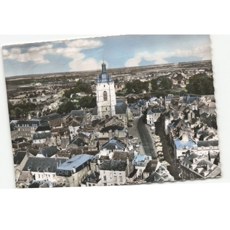 AVESNES-sur-HELPE: vue panoramique vue aérienne 10X15 - très bon etat