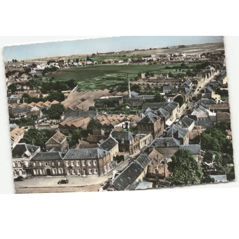 AVESNES-les-AUBERT: vue d'ensemble vue aérienne 10X15 - très bon etat