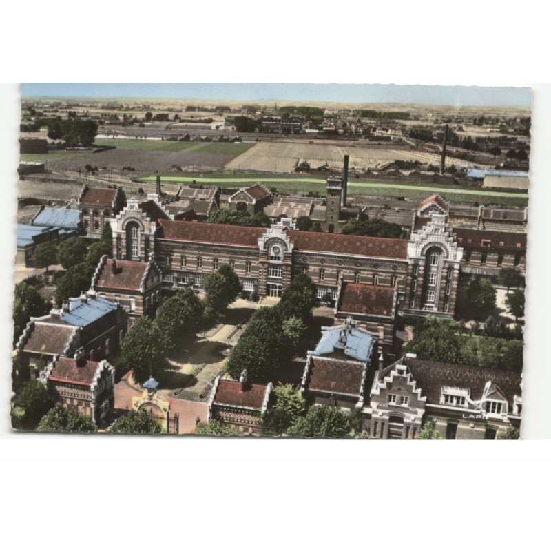 ARMENTIERES: école professionnelle vue aérienne 10X15 - très bon etat