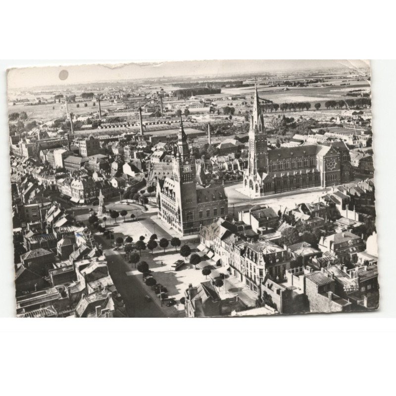 ARMENTIERES: le centre vue aérienne 10X15 - très bon etat