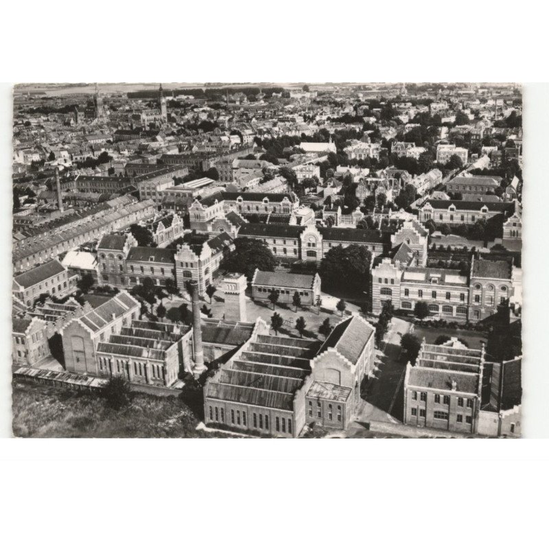 ARMENTIERES: l'école professionnelle vue aérienne 10X15 - très bon etat