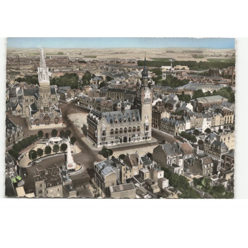 ARMENTIERES: le centre vue aérienne 10X15 - très bon etat