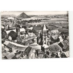 ABSCON: quartier de l'église vue aérienne 10X15 - très bon etat