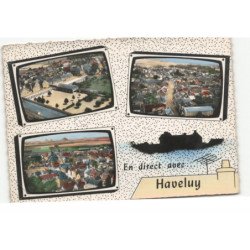 HAVELUY: en direct avec... 3 vue aérienne 10X15 - très bon etat