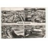 HALLUIN: souvenir le centre vue d'ensemble la lys l'église saint-alphonse vue aérienne 10X15 - très bon etat