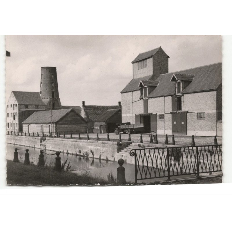 HONDSCHOOTE: le quai vue aérienne 10X15 - très bon etat