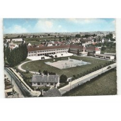 HONDSCHOOTE: le C.E.G. vue aérienne 10X15 - très bon etat