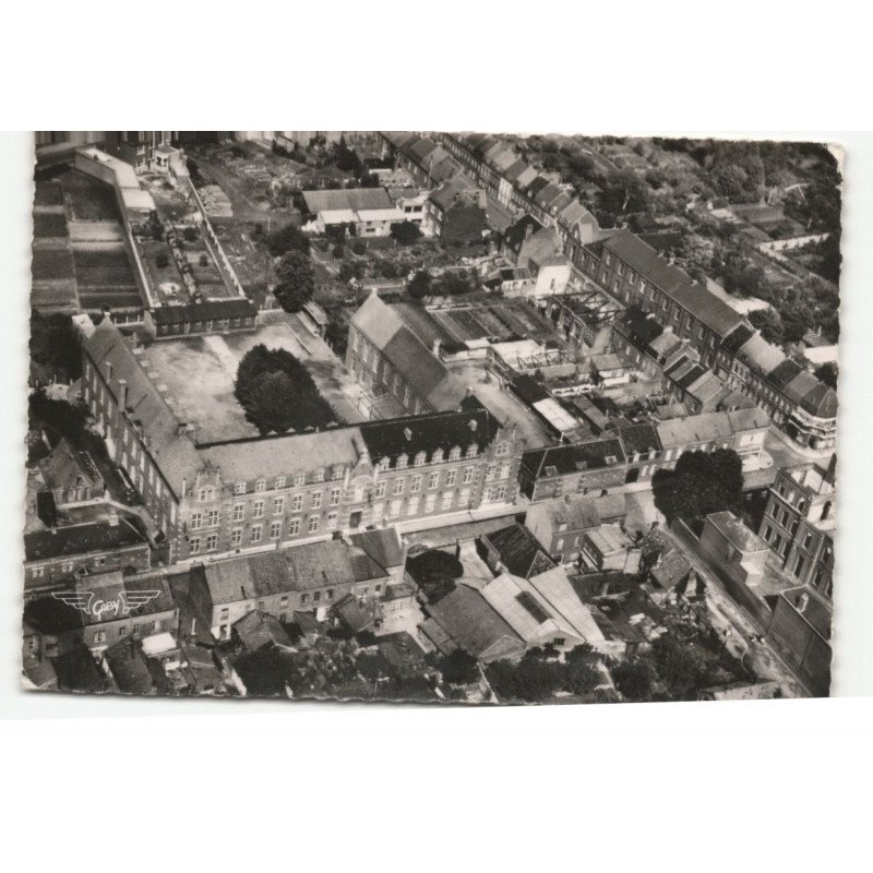 HAZEBROUCK: collège saint-jacques vue aérienne 10X15 - très bon etat