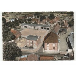 HORDAIN: groupe scolaire vue aérienne 10X15 - très bon etat