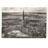 HONDSCHOOTE: l'église saint-waast vue aérienne 10X15 - très bon etat