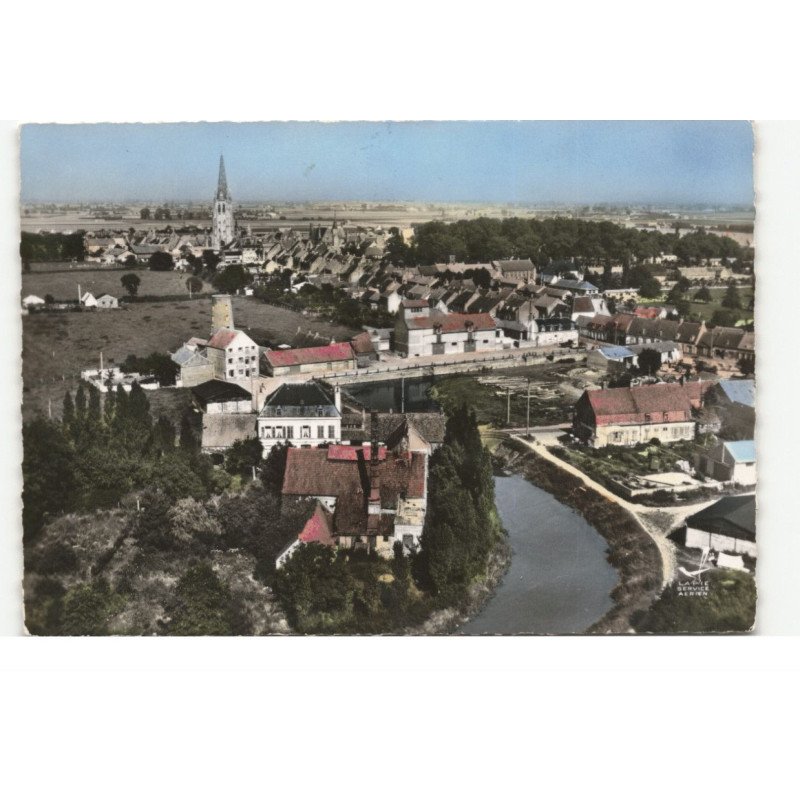 HONDSCHOOTE: vue panoramique vue aérienne 10X15 - très bon etat