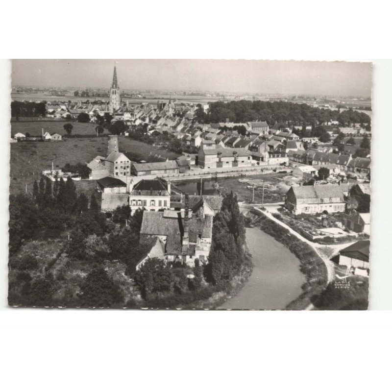 HONDSCHOOTE: vue aérienne 10X15 - très bon etat