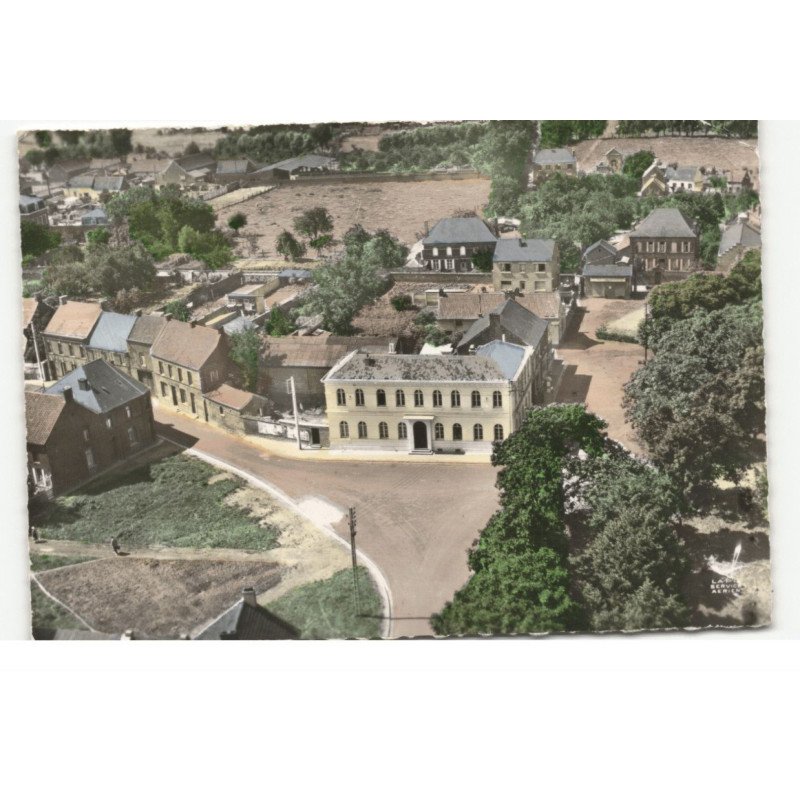 HERGNIES: vue aérienne 10X15 - très bon etat