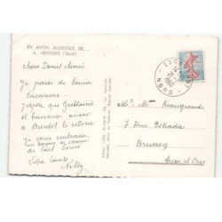 HERGNIES: vue aérienne 10X15 - très bon etat